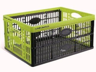 Clever Crates 8031015 803 Folding Box 32L, Celery Green    