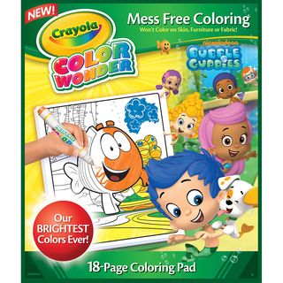 Crayola Color Wonder Coloring Pad bubble Guppies