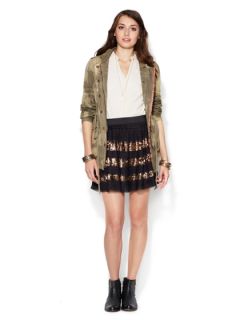 Sequin Chiffon Tiered Skirt by Free People