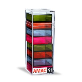 AMAC Chroma 102 9 Piece Container Set CN102 401 Color Crystal, Green, Lavend