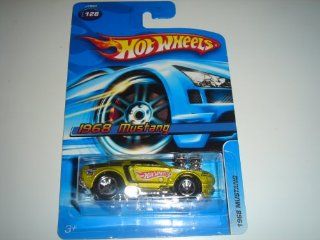 2006 Hot Wheels 1968 Mustang With Chrome Base Variant Olive Green #2006 128 Toys & Games