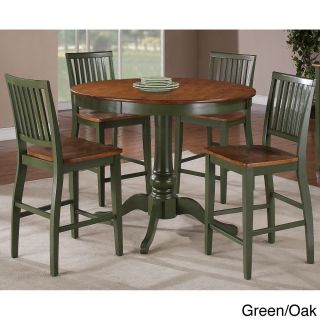 Steve Silver Carla Counter Height 5 piece Dining Set Green Size 5 Piece Sets