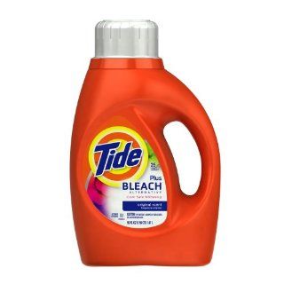 Tide with Bleach Alternative Original Scent Detergent, 50 Ounce Health & Personal Care