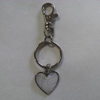 Volleyball Heart Key Ring Sports & Outdoors