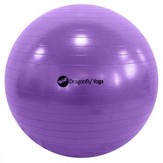 DragonFly Yoga 55cm Purple Yoga Ball with Pump