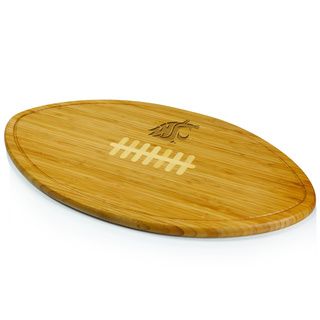 Picnic Time Kickoff Washington State Cougars Engraved Natural Wood Cutting Board