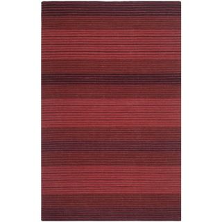 Safavieh Hand woven Marbella Rust Wool Rug (6 X 9)