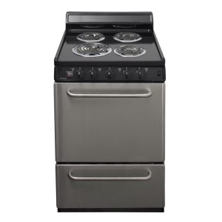 Premier Freestanding 2.9 cu ft Electric Range (Stainless Steel) (Common 24; Actual 24 in)