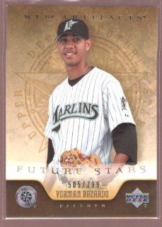 YORMAN BAZARDO 2005 ARTIFACTS FUTURE STARS /799 RC #279 at 's Sports Collectibles Store