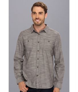The North Face L/S Crester Shirt Mens Long Sleeve Button Up (Gray)