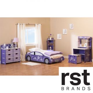 Rst Brands Legare Flower Power Bedroom In A Box Purple Size Twin
