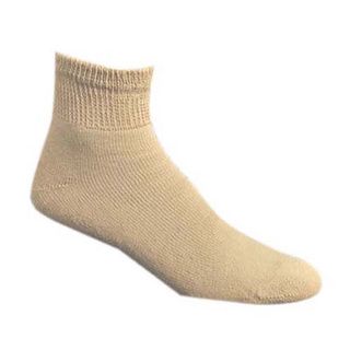 Peach Couture Physicians Choice Womens Tan Diabetic Quarter Socks Size 9 11 (pack Of 3) Tan Size One Size Fits Most