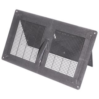 Air Vent Gray Plastic Foundation Vent (Fits Opening 12 in x 7 in; Actual 7.25 in x 12.125 in x .75 in)