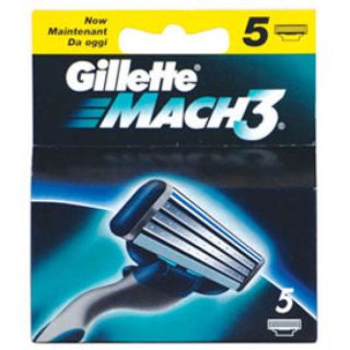 Gillette Mach3 Blades x 5      Health & Beauty