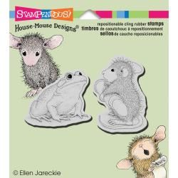 Stampendous House Mouse Cling Rubber Stamp 3.5 X4 Sheet   Toadal Makeover