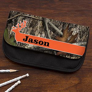 Tree Camo Personalized Pencil Case