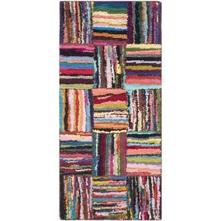 Safavieh Handmade Nantucket Multicolored Cotton Rug (23 X 5)