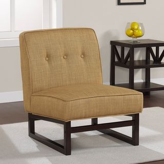 Cascade Sleigh Base Goldtone Chair