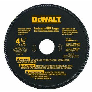 DEWALT DW4725B 4 1/2 Inch High Performance Diamond Masonry Blade    