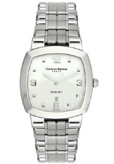 Christian Bernard MA4801BJ/1  Watches,Mens  Memory Watch Stainless Steel Ivory Dial, Luxury Christian Bernard Quartz Watches
