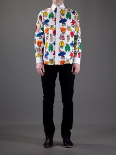 Jc De Castelbajac Vintage Basquiat inspired Printed Shirt