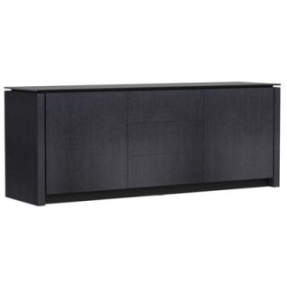 Calligaris Mag Dining Sideboard CS/6029 1A_P Finish Graphite / Frosted Acid 
