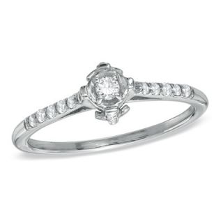 CT. T.W. Diamond Promise Ring in Sterling Silver   Zales