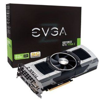EVGA EVGA GeForce GTX TITAN Z Superclocked w/ G Sync Support12GB GDDR5, 768bit, DVI, HDMI,DP, SLI 12G P4 3992 KR Graphics Cards 12G P4 3992 KR Computers & Accessories