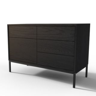 Industrya Circa 2 Storage Credenza C2.F3 Finish White / Walnut