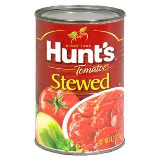 Hunts Stewed Tomatoes, 14.50 Ounce (Pack of 6)  Tomatoes Produce  Grocery & Gourmet Food