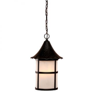Acclaim Lighting Matte Black 3 light Outdoor Hanging Lantern