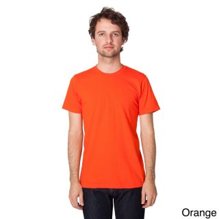 American Apparel American Apparel Unisex Fine Jersey Short Sleeve T shirt Orange Size S