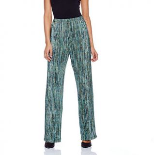 CSC® studio Crinkled Space Dyed Knit Pull On Palazzo Pant