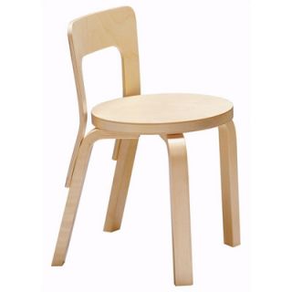 Artek Childrens N65 Desk Chair 08230X Seat Finish Birch Veneer