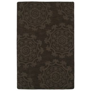 Trends Suzani Chocolate Brown Wool Rug (20 X 30)