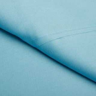 Elite Home Products, Inc Brights Solid Wrinkle Resistant All Cotton Sheet Set Blue Size Twin