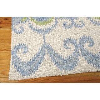 Hand tufted Siam Ivory Wool Runner Rug (23 X 76)