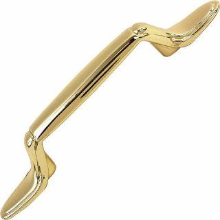 Mintcraft Sf814pb Traditional Classic Spoon Foot Handle Cabinet Pull Polished Brass Computers & Accessories