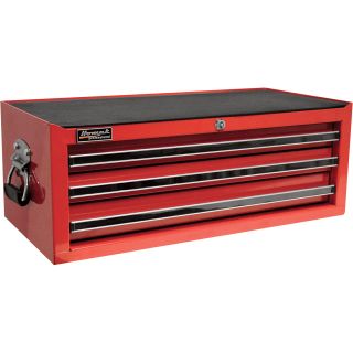 Homak Pro Series 27in. 3-Drawer Middle Tool Chest — 26 1/4in.W x 12in.D x 9 7/8in.H  Tool Chests