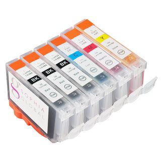 Sophia Global Compatible Ink Cartridge Replacement For Canon Bci 6 (3 Black, 1 Cyan, 1 Magenta, 1 Yellow)