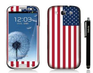 Belody (TM) US Flag Screen Guard Screen Protector Vinyl Decals Sticker for Samsung Galaxy SIII I9300 / S3 Computers & Accessories