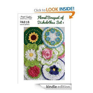 Crochet Pattern Floral Dishcloths (1) PA818 R eBook Maggie Weldon Kindle Store