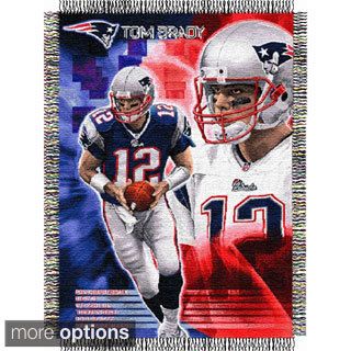 Nfl Player Woven Tapestry Throw (multi Team Options)