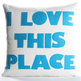 Alexandra Ferguson Celebrate Everyday I Love This Place Decorative Pillow I