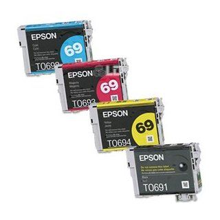 Genuine Epson Whole Set of Cartridges (4 Inks) for CX5000 CX6000 CX7400F CX8400 CX9400F CX9475F NX400 Electronics