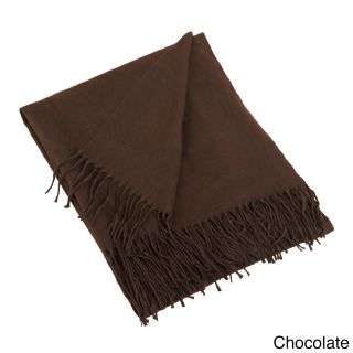 Solid Woven Throw