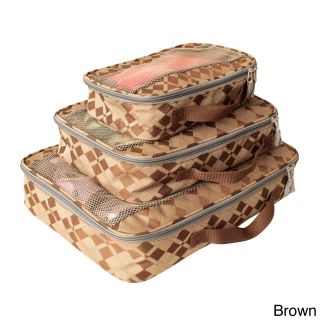 American Flyer Argyle Perfect Packing Cube 3 piece Set