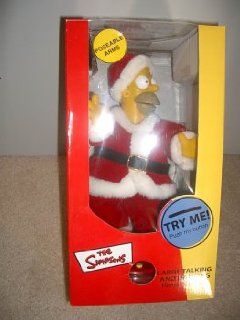 Talking and Dancing Large Santa Homer Simpson Toys & Games