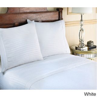Hotel Cotton Sateen Luxury 300 Thread Count 4 piece Sheet Set Black Size King