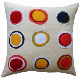 Balanced Design Mona Applique Pillow MONA Color Oatmeal Linen